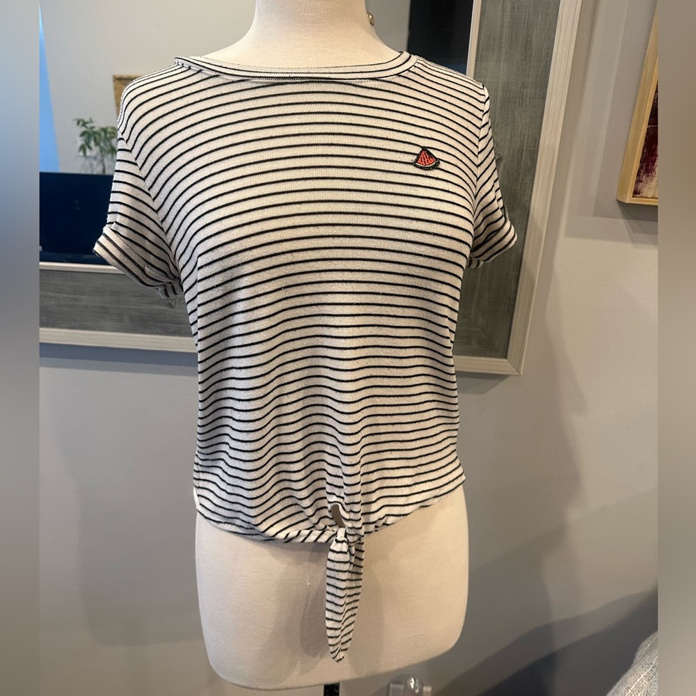 Cupcakes & cashmere striped watermelon top